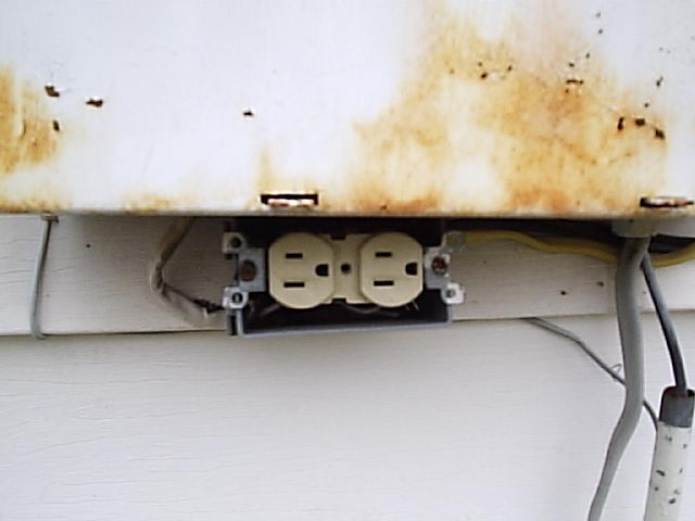 Exterior outlet